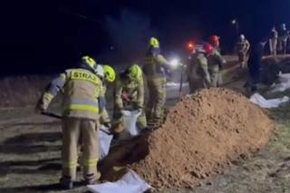 Przerwane wały na Liswarcie w Starokrzepicach