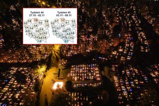 Pogoda na Wszystkich Świętych zaskakuje! Te regiony mają powody do obaw. Plany do wymiany