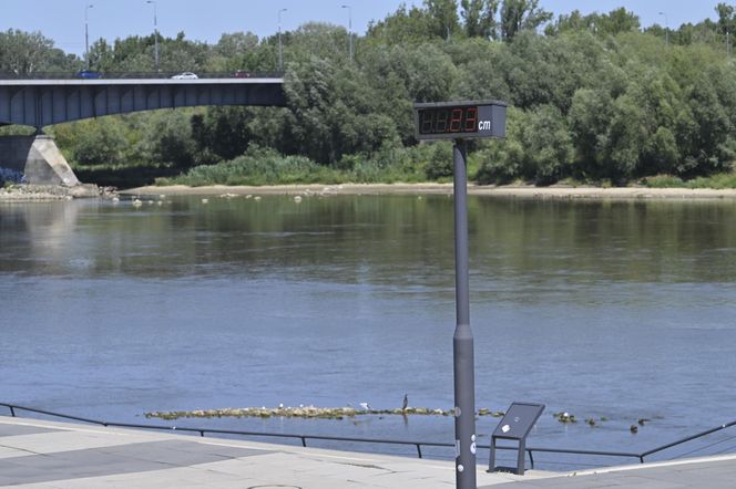 Niski stan wody w Wiśle