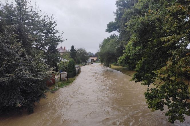 Sytuacja powodziowa. Ostrawa, Czechy