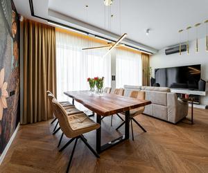 Apartament w stylu glamour inspirowany afrykańską przyrodą