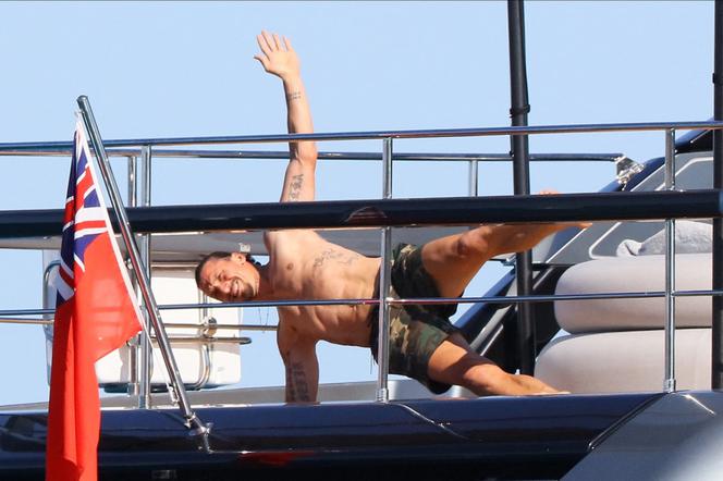 Zlatan Ibrahimović z rodziną na jachcie