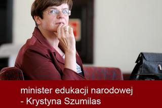 minister edukacji narodowej - Krystyna Szumilas