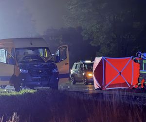 Śmiertelne potrącenie człowieka na prostej drodze. Nie miał szans