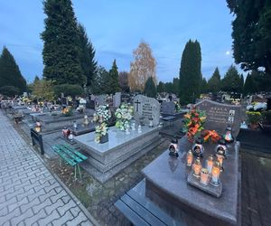 Cmentarz w Łodzi - 1 listopada