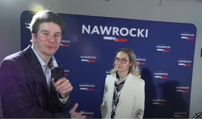 Daniel Nawrocki z dziewczyną Magdą