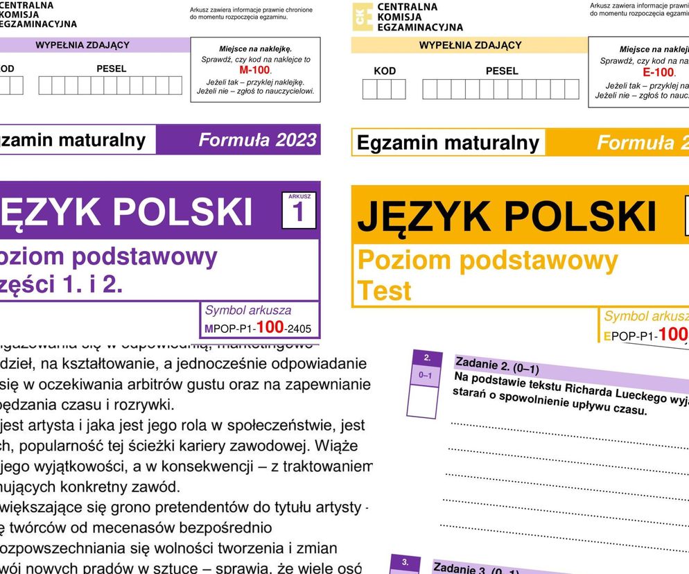 Matura język polski 2025. Arkusze CKE i odpowiedzi. Co było na maturze?