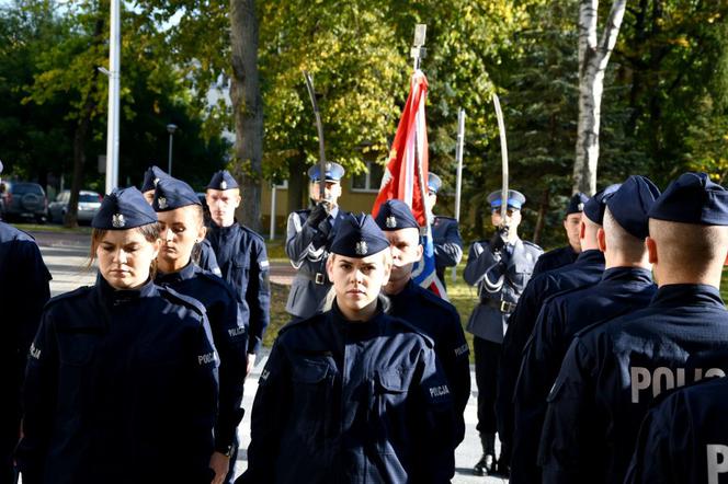 Ślubowanie nowych funkcjonariuszy podlaskiej policji