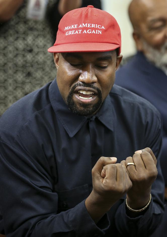 Kanye West w Białym Domu