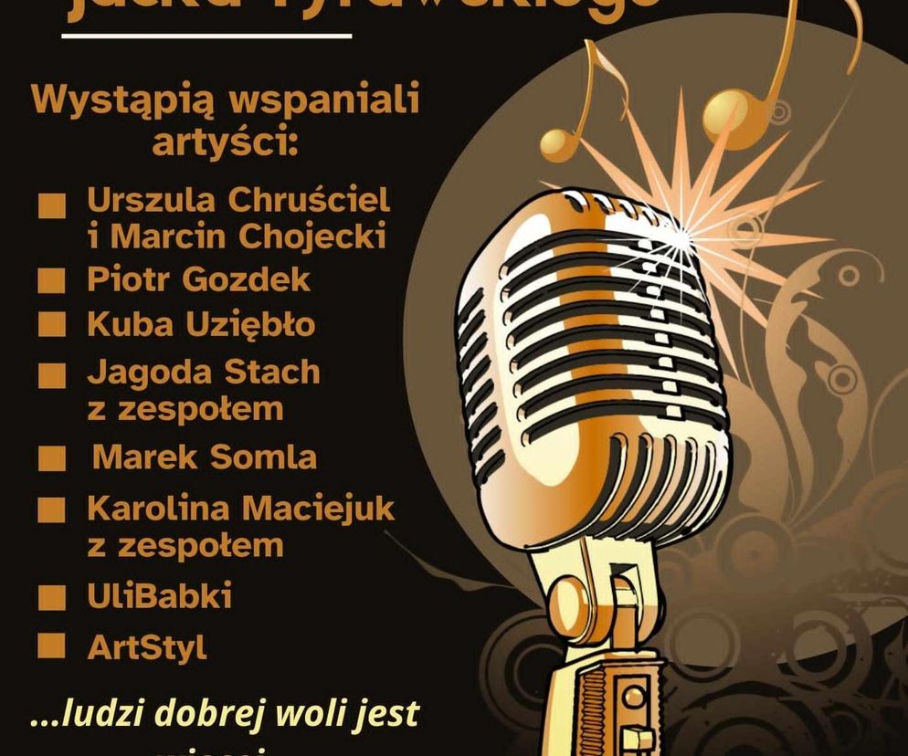 Koncert charytatywny na rzecz Jacka Tyrawskiego w Siedlcach