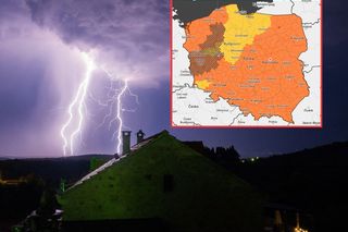 Podwójne alerty IMGW drugiego stopnia na Kraków i Małopolskę. Na południu szykują się potężne burze