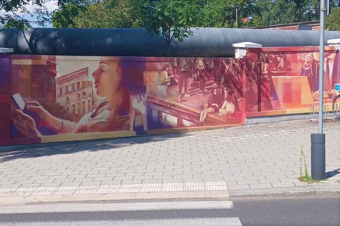 Nowy mural na Pogodnie