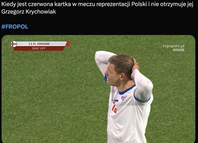 Memy po meczu Wyspy Owcze - Polska