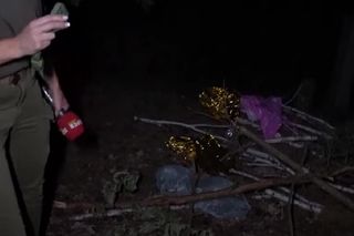 Karolina Pajączkowska na granicy polsko-niemieckiej