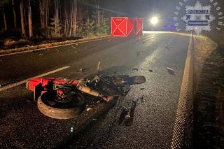 Tragiczny wypadek na DW907. Zginął 18-letni motocyklista