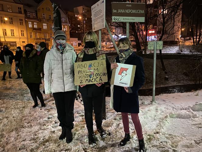 Strajk kobiet w Olsztynie (28.01.2021)