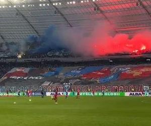 Mecz Ruchu Chorzów z Widzewem Łódź na Stadionie Śląskim ZDJĘCIA