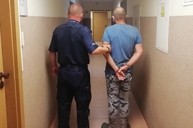 Zboczeniec z KUTNA w rękach policjantów