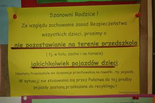 W przedszkolu nie było miejsca na rower. Czy Afera rowerkowa była potrzebna?