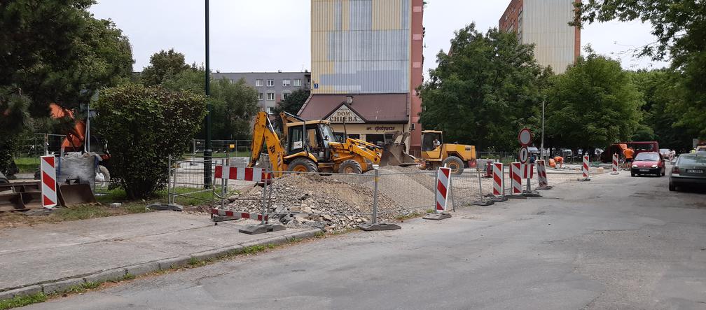 Trwa remont parkingu przy ul. Armii Krajowej