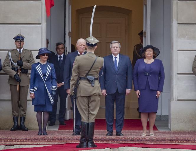 Król Norwegii Harald V i królowa Sonja w Polsce