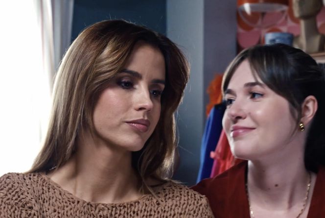 M jak miłość odc. 1871. Kama (Michalina Sosna), Ania (Alina Szczegielniak)