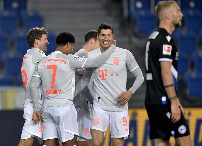 Robert Lewandowski, mecz Arminia Bielefeld vs. Bayern Monachium