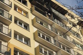 Pożar w wieżowcy przy Wileńskiej w Łodzi