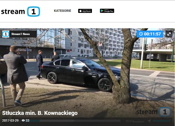 PILNE: Minister Bartosz Kownacki mial wypadek. Rozbite BMW