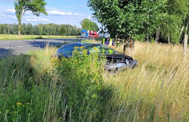 Wpadek na DK2 w pobliżu Zbuczyna