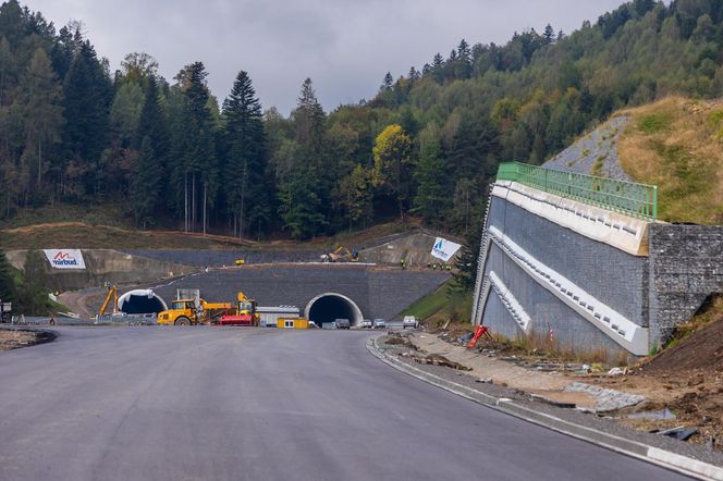 Budowa S1 Przybędza - Milówka, październik 2024