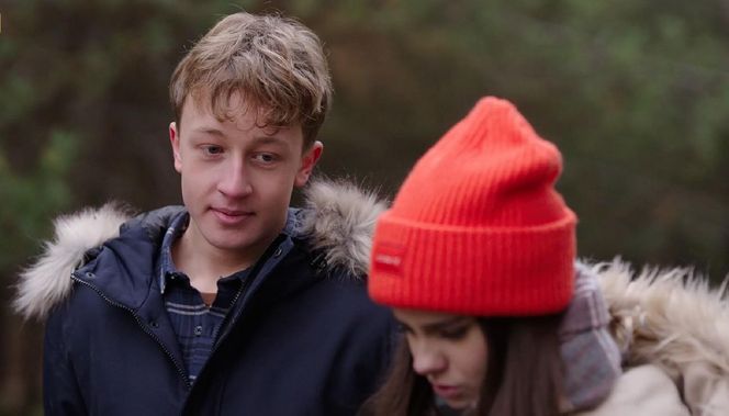 M jak miłość odc. 1857. Kacper (Bartosz Ziewiec), Basia (Karina Woźniak)