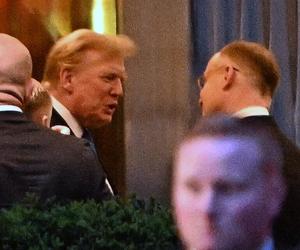Spotkanie Andrzeja Dudy z Donaldem Trumpem w Trump Tower 	