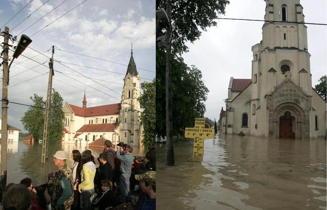 	Powódź, podkarpacie - powiat tarnobrzeski, Sokolniki, Trześń