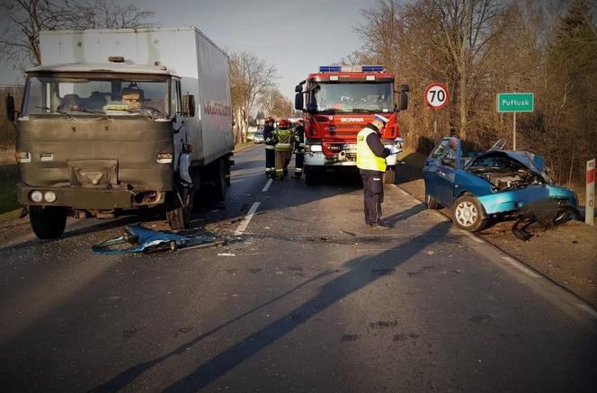 Tragiczne zderzenie pod Pułtuskiem