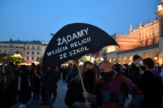 Strajk kobiet - Kraków