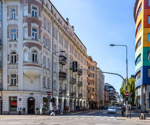 Ulica Okrzei w Warszawie przed przebudową