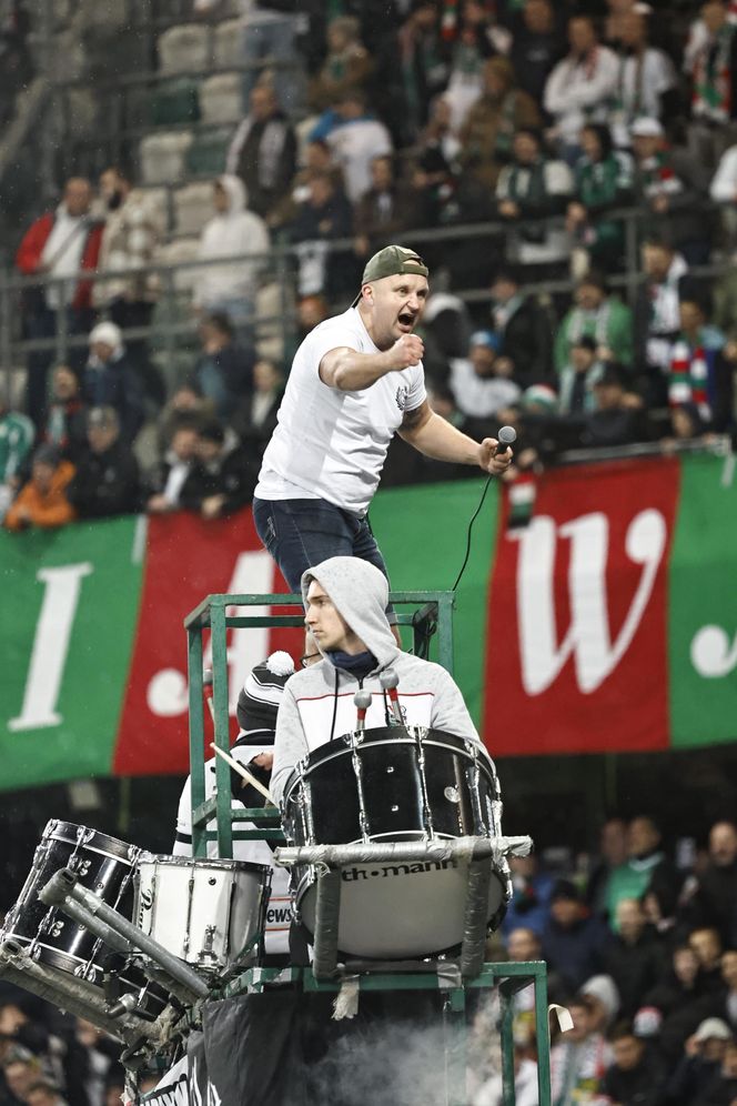 Legia Warszawa - Lech Poznań: Zdjęcia kibiców z klasyku i 13. kolejki PKO BP Ekstraklasy