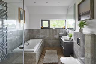 Nowoczesny dom z wykończeniem z drugiej ręki