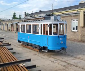 Zabytkowy tramwaj z Krakowa