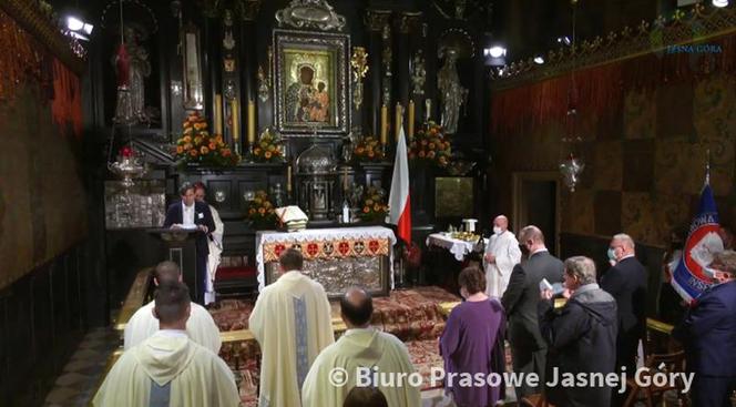 Częstochowa: Pracownicy sanepidów modlili się na Jasnej Górze o koniec pandemii koronawirusa