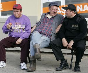 Ranczo. Pietrek (Piotr Pręgowski), Solejuk (Sylwester Maciejewski), Hadziuk (Bogdan Kalus)