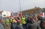 Protest rolników w Pomorskiem. Blokady na drogach krajowych i w centrum Gdańsk