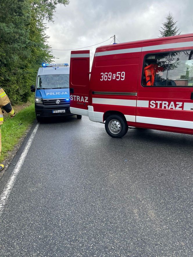 Tragiczny wypadek pod Tarnowem. Nie żyje 25-letni motocyklista