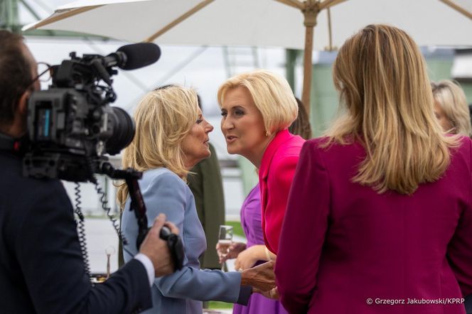 Agata Duda na przyjęciu u Jill Biden 