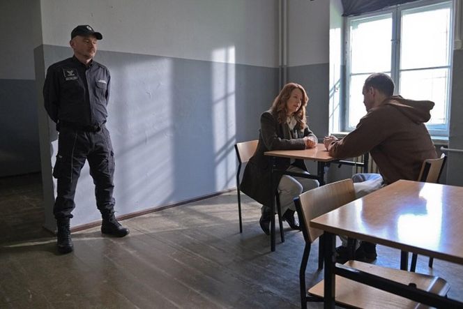 	Pierwsza miłość odc. 4026. Mateusz Stik (Lesław Żurek), Teresa (Ewa Skibińska)