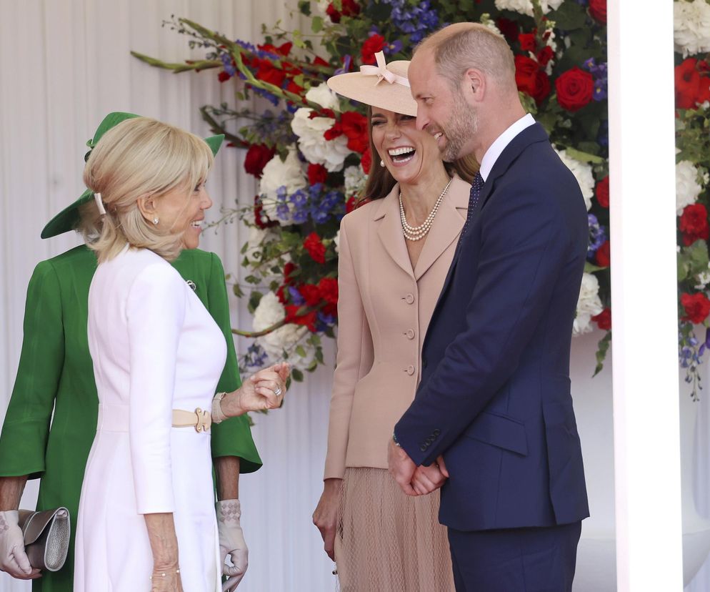 Żona Macrona szeptała coś do księżnej Kate. Wszystko się wydało!
