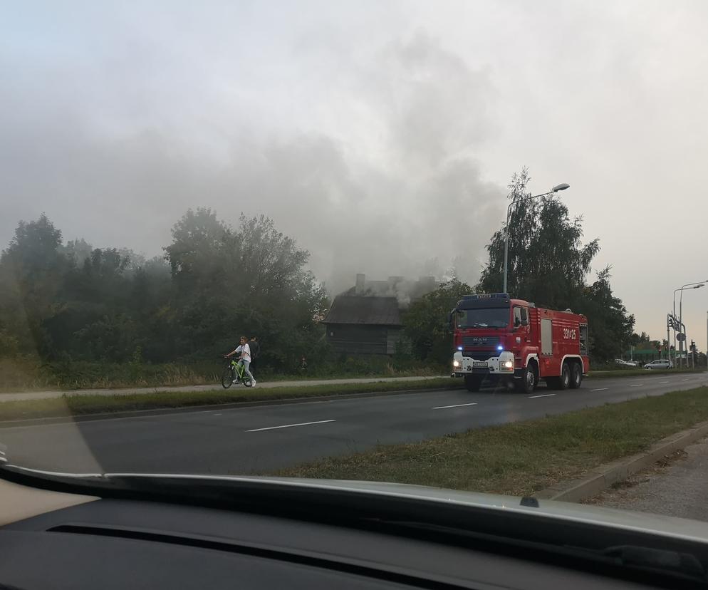 Pożar na Okulickiego Radom