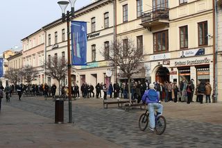 Kolejki po pączki w tłusty czwartek w Lublinie