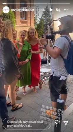 Przyjaciółki 20 sezon na planie. Inga (Małgorzata Socha), Krzysztof Ibisz
